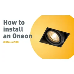 QAZQA Smart Einbau Spot schwarz inkl. Wifi GU10 trimless - Oneon 1