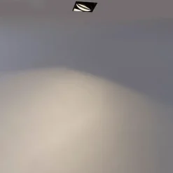 QAZQA Smart Einbau Spot schwarz inkl. Wifi GU10 trimless - Oneon 1