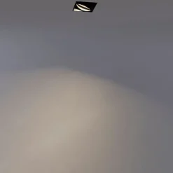 QAZQA Smart Einbau Spot schwarz inkl. Wifi GU10 trimless - Oneon 1