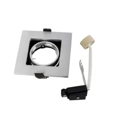 QAZQA Smart Einbau-Strahler Aluminium inkl. WiFi GU10 schwenkbar - Qure