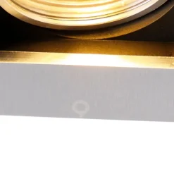 QAZQA Smart Einbau-Strahler Aluminium inkl. WiFi GU10 schwenkbar - Qure