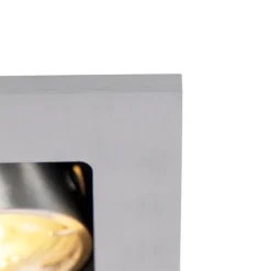 QAZQA Smart Einbau-Strahler Aluminium inkl. WiFi GU10 schwenkbar - Qure