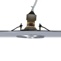 QAZQA Smart Einbaustrahler Stahl rund IP44 inkl. Wifi GU10 - Xena