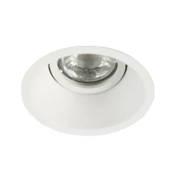 QAZQA Smart Einbaustrahler weiß inkl. WiFi GU10 verstellbar - Alu