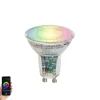 LUEDD Smart GU10 50 LED-Glühbirne Klar RGBW 4,5W 350 lm 2700-6000K