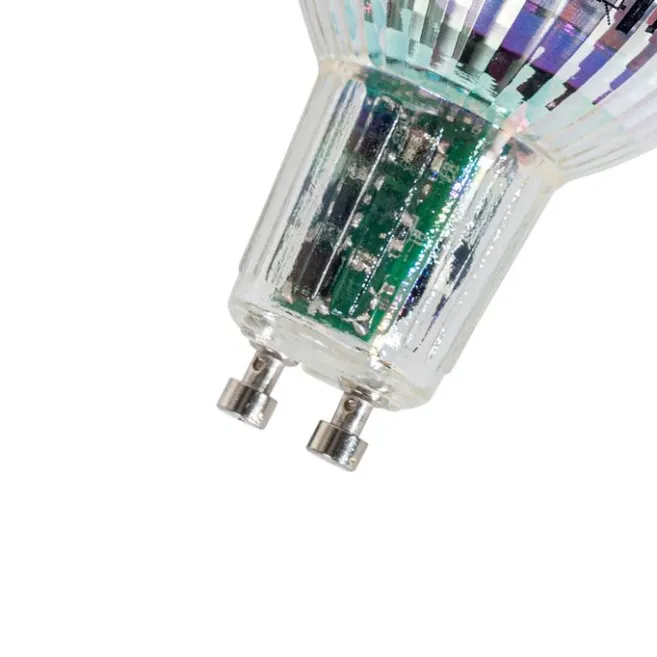 LUEDD Smart GU10 50mm LED-Glühbirne Klar 4,7W 345 lm 2200-4000K