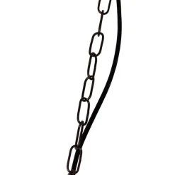 QAZQA Smart Kronleuchter Rostbraun 8 Lichter inkl. Wifi B35 - Giuseppe