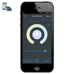 QAZQA Smart Kronleuchter Rostbraun 8 Lichter inkl. Wifi B35 - Giuseppe