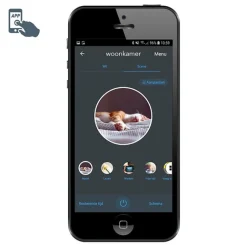 QAZQA Smart Kronleuchter Rostbraun 8 Lichter inkl. Wifi B35 - Giuseppe