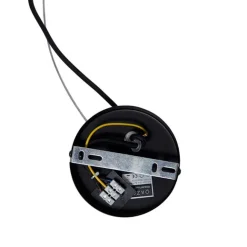 QAZQA Smart Pendelleuchte schwarz mit Bernsteinglas inkl. 8 WiFi G9 - Uvas