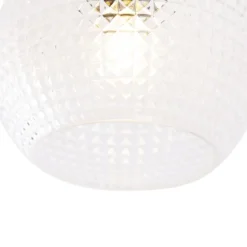 QAZQA Smarte Art Deco Deckenleuchte Messing inkl. WLAN A60 - Sphere