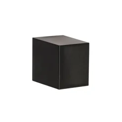 QAZQA Smarte Außenwandleuchte schwarz IP65 inkl. Wifi GU10 50mm - Baleno