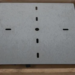 QAZQA Smarte Deckenleuchte Stahl mit Holz inkl. 4 WiFi GU10 - Emado