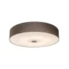 QAZQA Smarte Deckenleuchte Taupe 70 cm inkl. 6 Wifi A60 - Drum Jute