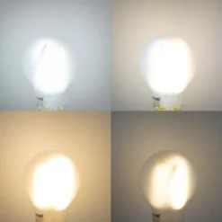 QAZQA Smarte Deckenleuchte Weiß 50cm inkl. 4 Wifi A60 - Drum Jute