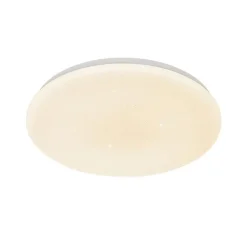 Kinder QAZQA Smarte Deckenleuchte weiß 38 cm Sterneffekt inkl. LED mit Fernbedienung - Extrema