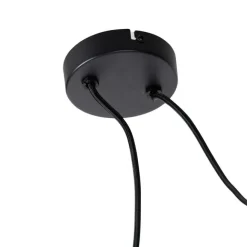 QAZQA Smarte Hängelampe schwarz inkl. 2 WiFi G125 - Cava