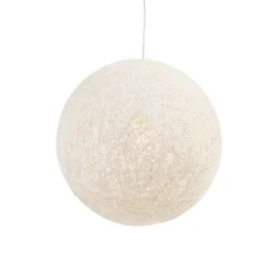 QAZQA Smarte Hängelampe weiß 45 cm inkl. WiFi A60 - Corda