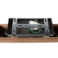 QAZQA Smarte Industrie-Deckenleuchte Holz mit Stahl inkl. 4 WiFi A60 - Reena