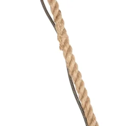 QAZQA Smarte ländliche Hängelampe Rattan inkl. Wifi G125 Lichtquelle - Calamus