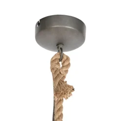 QAZQA Smarte ländliche Hängelampe Rattan inkl. Wifi G125 Lichtquelle - Calamus