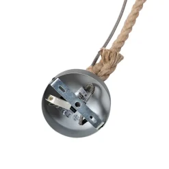 QAZQA Smarte ländliche Hängelampe Rattan inkl. Wifi G125 Lichtquelle - Calamus