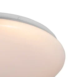 QAZQA Smarte moderne Deckenleuchte weiß 38 cm inkl. LED und RGB - Iene