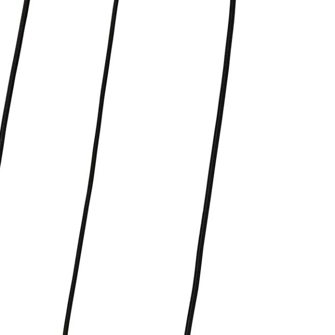 QAZQA Smarte Pendelleuchte Schwarz mit Rauchglas inkl. 3 Wifi A60 - Wallace