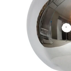 QAZQA Smarte Pendelleuchte Schwarz mit Rauchglas inkl. 3 Wifi A60 - Wallace