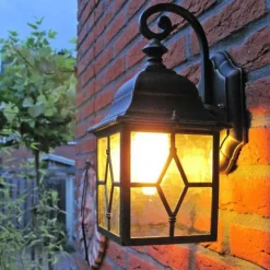 QAZQA Smarte romantische Außenwandleuchte Bronze inkl. Wifi A60 - London