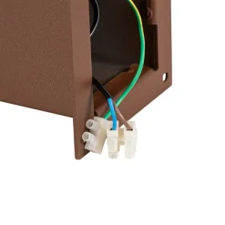 QAZQA Smarte Steh-Außenleuchte rostbraun 50 cm inkl. WLAN P45 – Dänemark