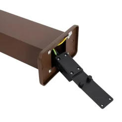 QAZQA Smarte stehende Außenlampe rostbraun 30 cm IP44 inkl. Wifi GU10 - Baleno