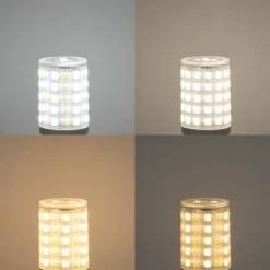 QAZQA Smarte Wandleuchte Dunkelbronze 2-flammig inkl. 2 Wifi G9 - Coen