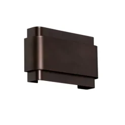 QAZQA Smarte Wandleuchte Dunkelbronze 2-flammig inkl. 2 Wifi G9 - Coen