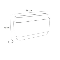 QAZQA Smarte Wandleuchte Dunkelbronze 2-flammig inkl. 2 Wifi G9 - Coen