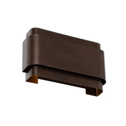 QAZQA Smarte Wandleuchte Dunkelbronze 2-flammig inkl. 2 Wifi G9 - Coen