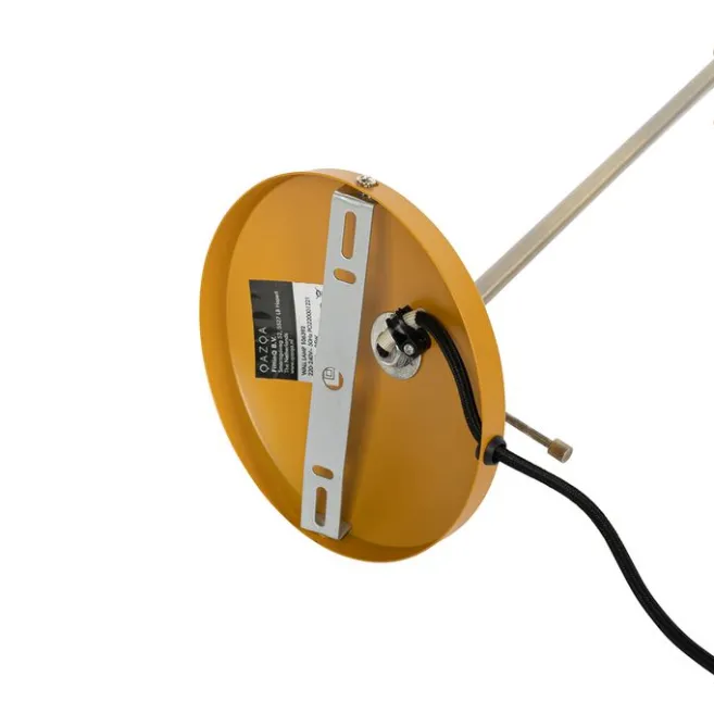 QAZQA Smarte Wandleuchte Gelb mit Bronze inkl. Wifi P45 - Milou
