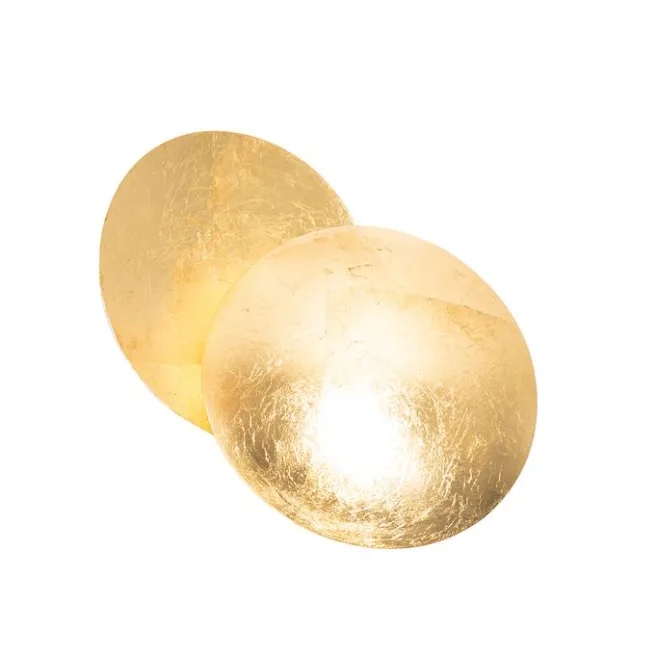 QAZQA Smarte Wandleuchte Gold inkl. Wifi G9 - Sunrise