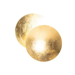 QAZQA Smarte Wandleuchte Gold inkl. Wifi G9 - Sunrise