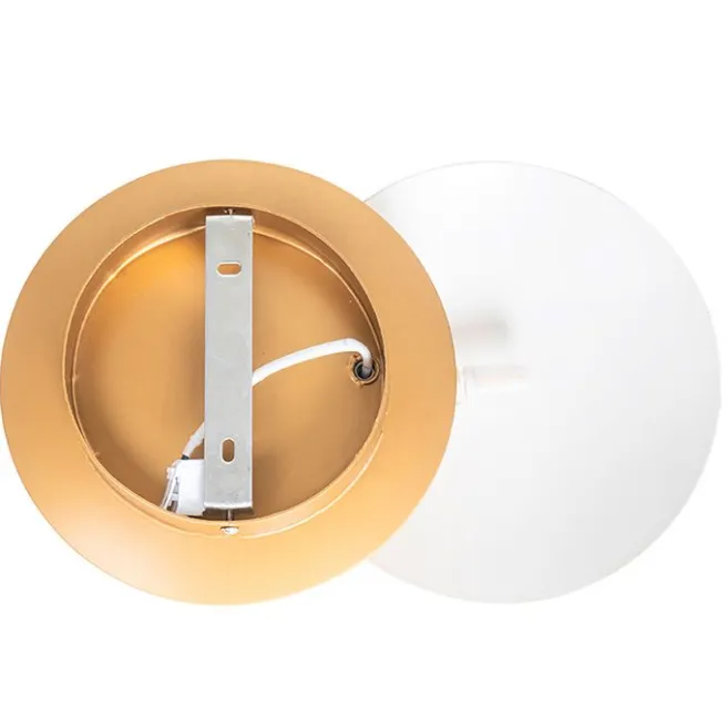 QAZQA Smarte Wandleuchte Gold inkl. Wifi G9 - Sunrise