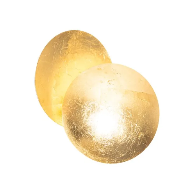 QAZQA Smarte Wandleuchte Gold inkl. Wifi G9 - Sunrise