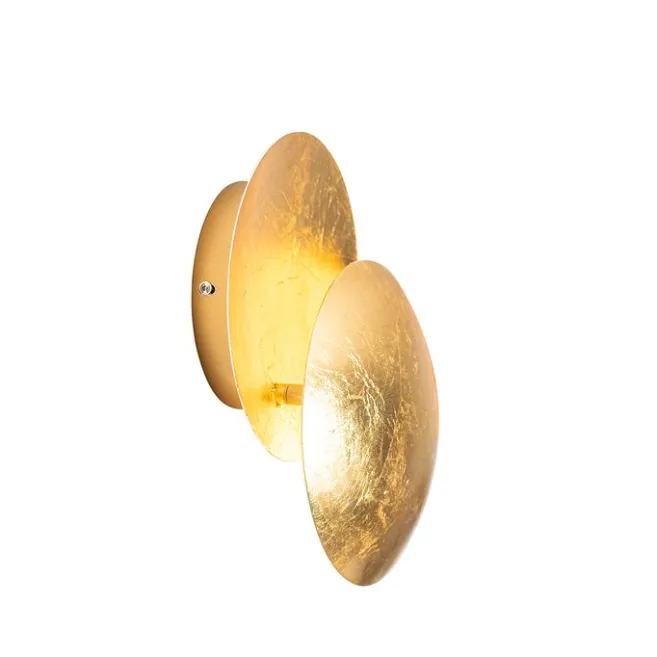 QAZQA Smarte Wandleuchte Gold inkl. Wifi G9 - Sunrise