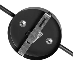 QAZQA Smarte Wandleuchte schwarz mit Goldglas inkl. WiFi A60 - Bert