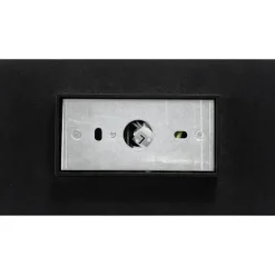 QAZQA Smarte Wandleuchte schwarz mit goldenem Quadrat inkl. 2 WiFi GU10 - Sab