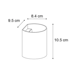 QAZQA Smarte Wandleuchte schwarz mit Messing inkl. WiFi G9 - Sabbio