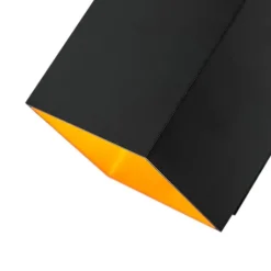 QAZQA Smarte Wandleuchte Schwarz und Gold Quadratisch Inkl. Wifi G9 - Sola