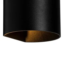 QAZQA Smarte Wandleuchte schwarz inkl. WiFi G9 - Sabbio