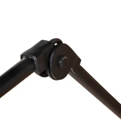 QAZQA Smarte Wandleuchte schwarz verstellbar inkl. WLAN A60 - Wye