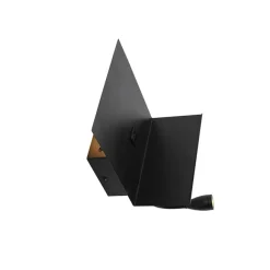 QAZQA Smarte Wandleuchte schwarz mit USB und Flexarm inkl. WiFi G9 - Flero