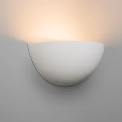 QAZQA Smarte Wandleuchte weiß inkl. WiFi P45 - Britt